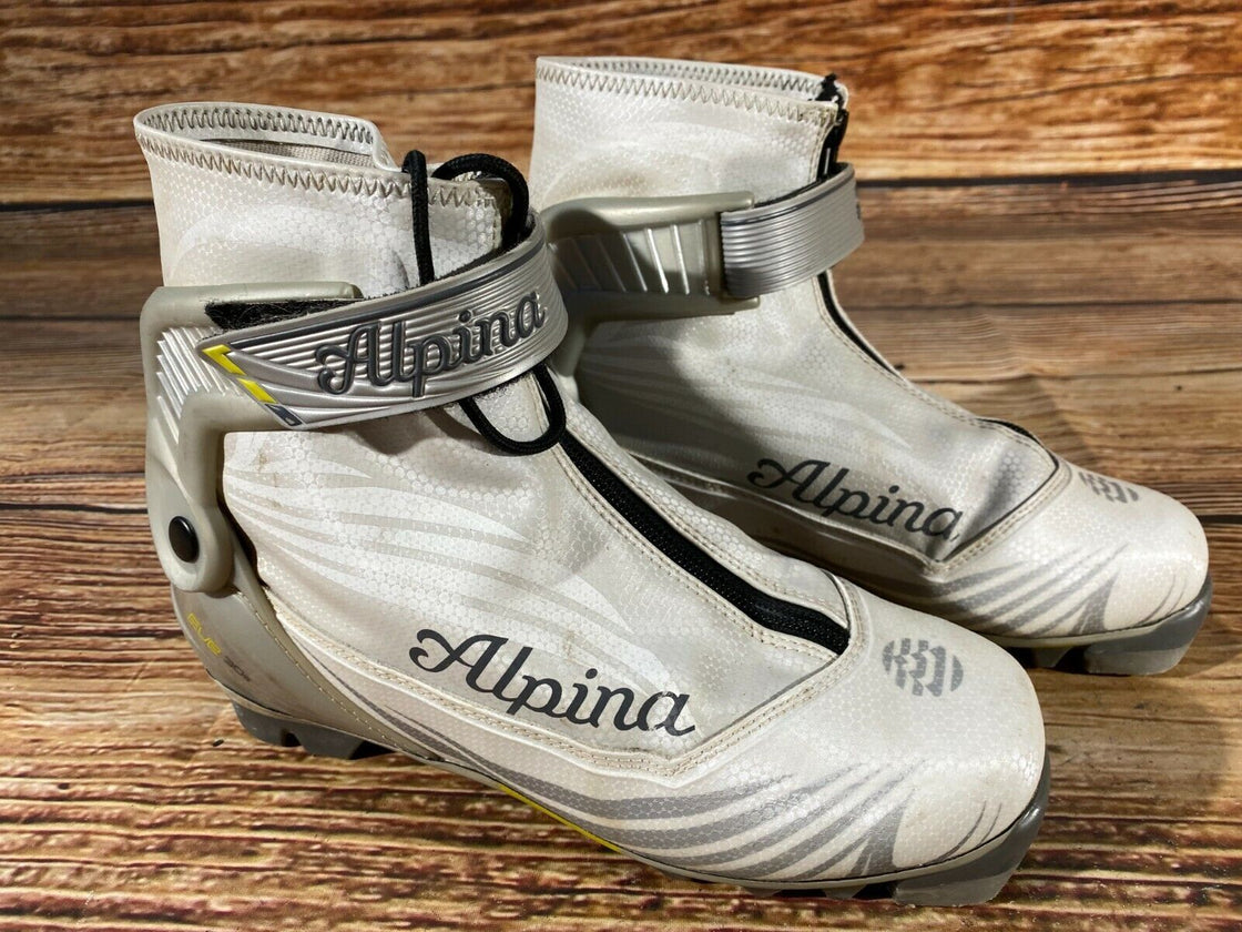 Alpina Eve30 S Nordic Cross Country Ski Boots Size EU38 US6 NNN bindings