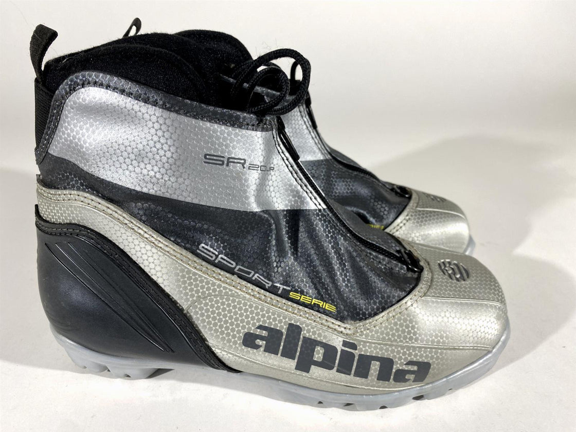 Alpina SR20jr Nordic Cross Country Ski Boots Size EU37 US5.5 for NNN 639