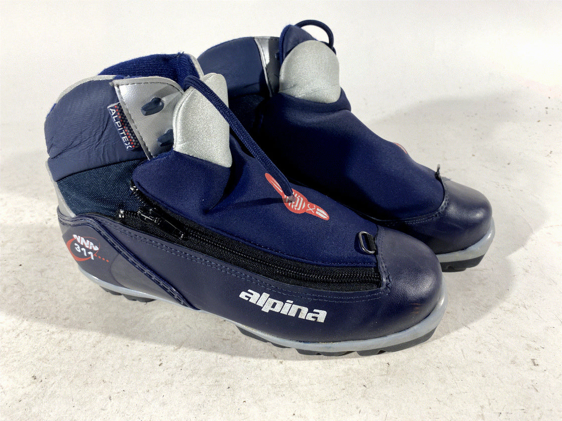 Alpina 311 Classic Nordic Cross Country Ski Boots Size EU38 US6 for NNN 524