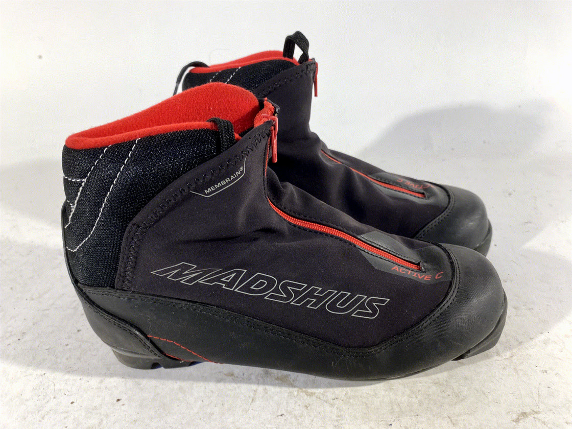 Madshus Active Nordic Cross Country Classic Ski Boots Size EU38 US6 for NNN 301