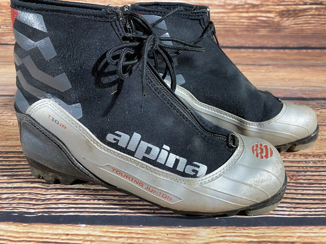 Alpina T10jr Nordic Cross Country Ski Boots Size EU38 US6 for NNN