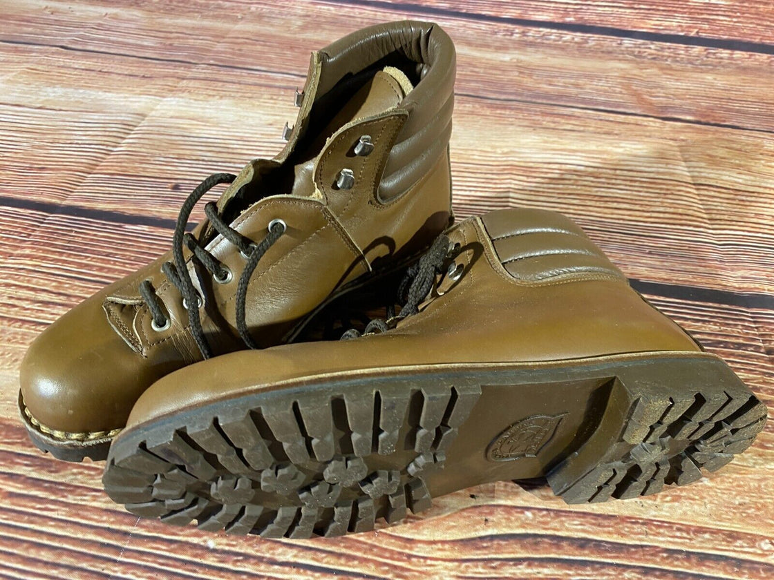 DAVOS Hiking Boots Trekking Trails Leather Shoes Unisex Size EU44, US10, UK9