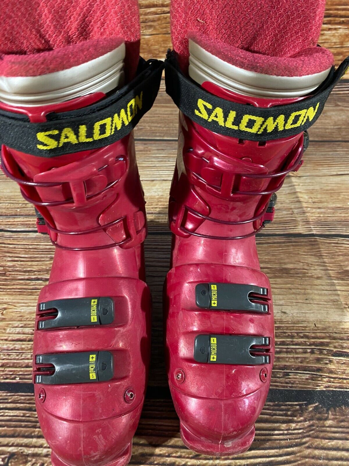 SALOMON Vintage Alpine Ski Boots Size Mondo 265 mm, Outer Sole 311 mm