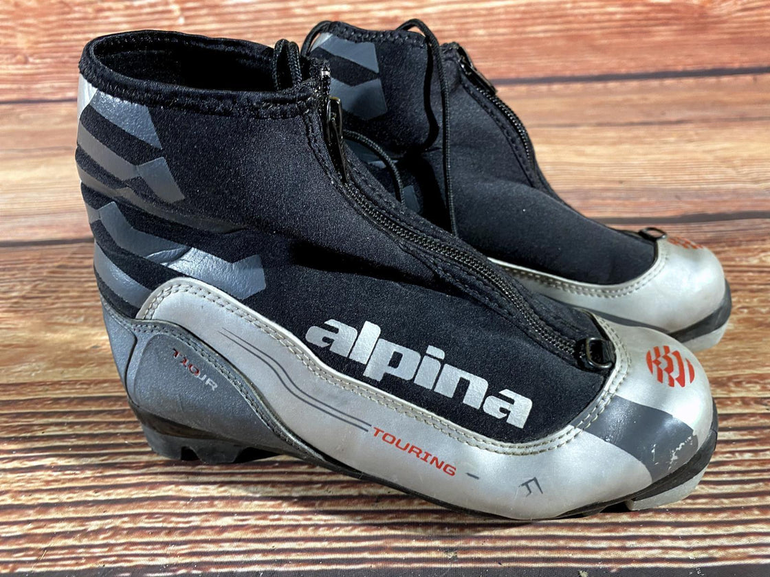 Alpina 10jr Nordic Cross Country Ski Boots Size EU36 US4.5 for NNN