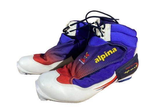Alpina 311 Nordic Cross Country Ski Boots Size EU43 US10.5 NNN bindings 596