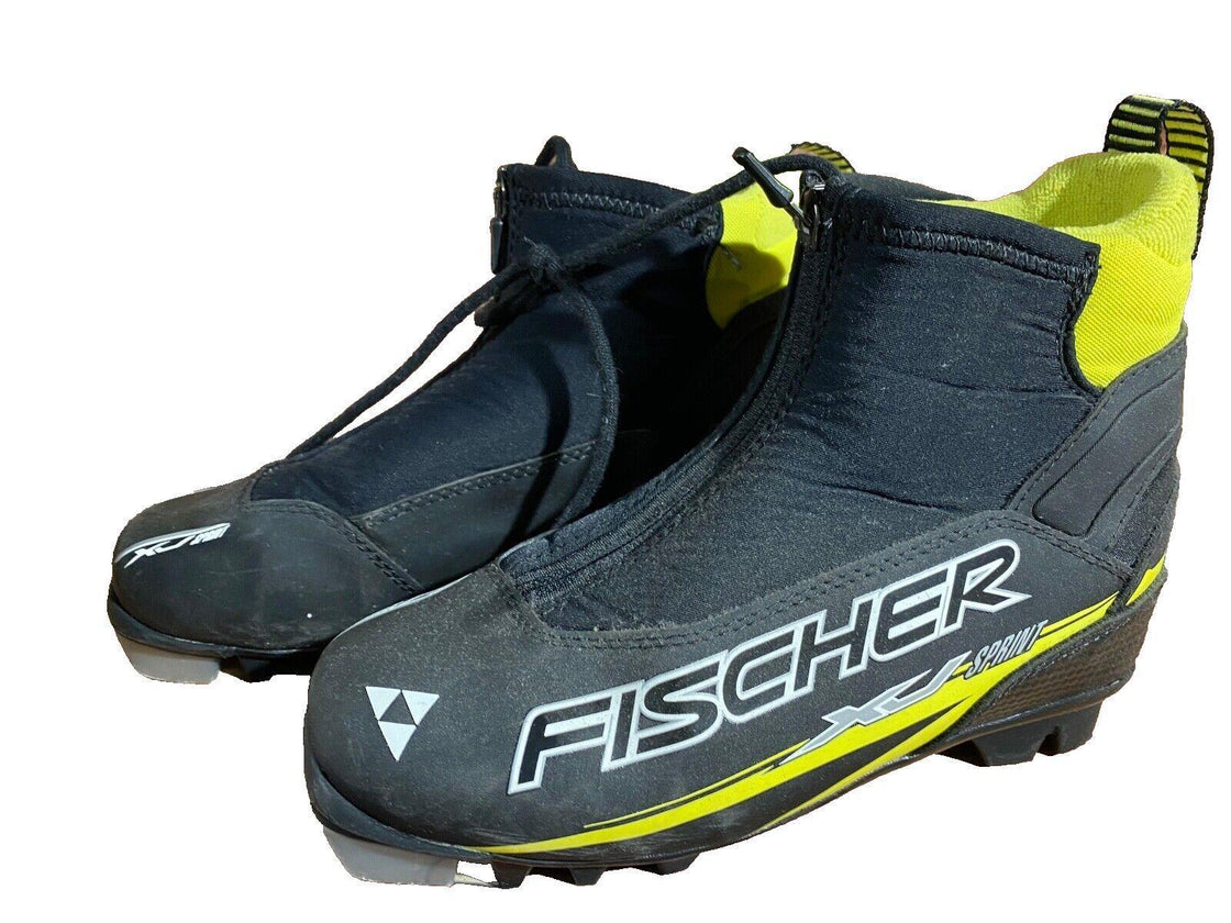Fischer XJ Sprint Cross Country Ski Boots Size EU35 US3.5 for NNN