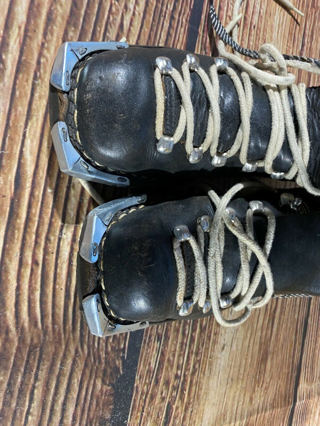GARMISCH Vintage Cross Country Ski Boots Kandahar, Old Cable Bindings EU38, US6