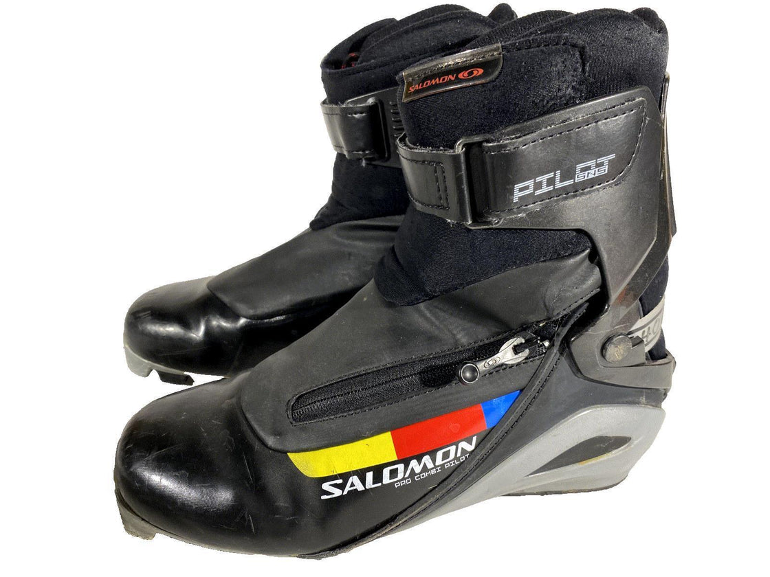 SALOMON Pro Combi Nordic Cross Country Ski Boots Size EU40 US7 SNS Pilot