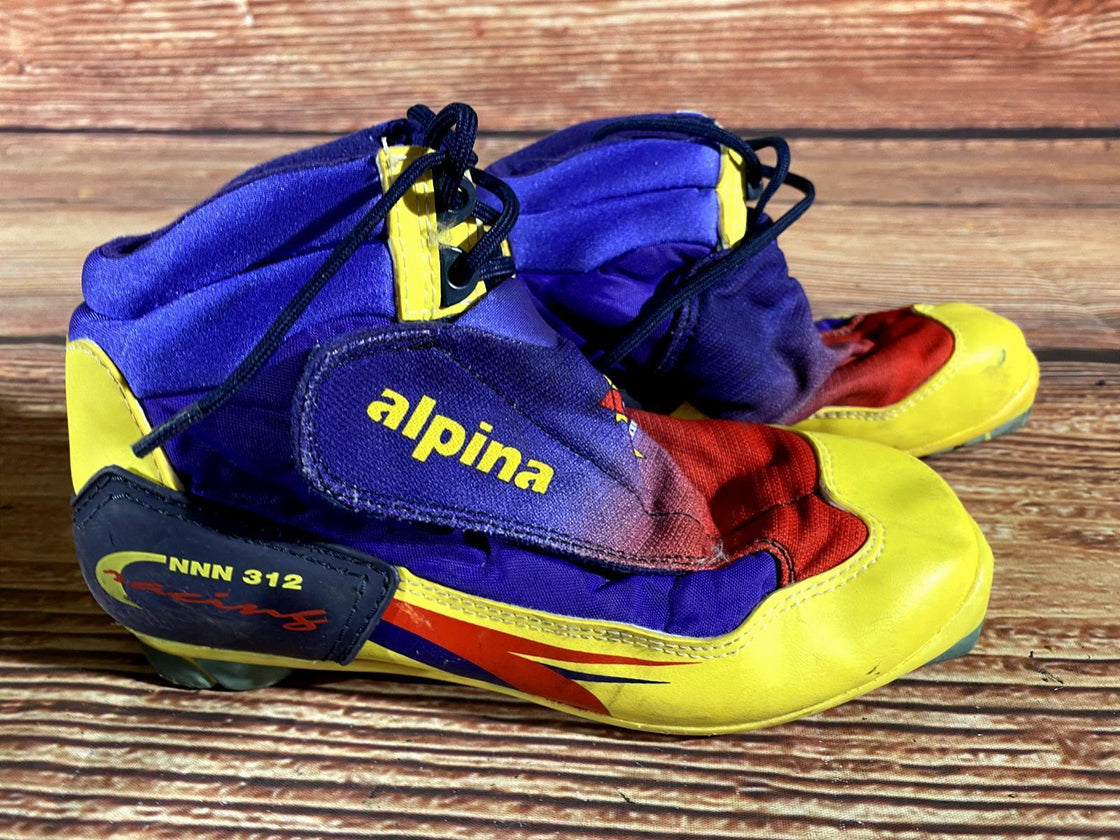 Alpina 312 Nordic Cross Country Ski Boots Size EU37 US5.5 for NNN 784