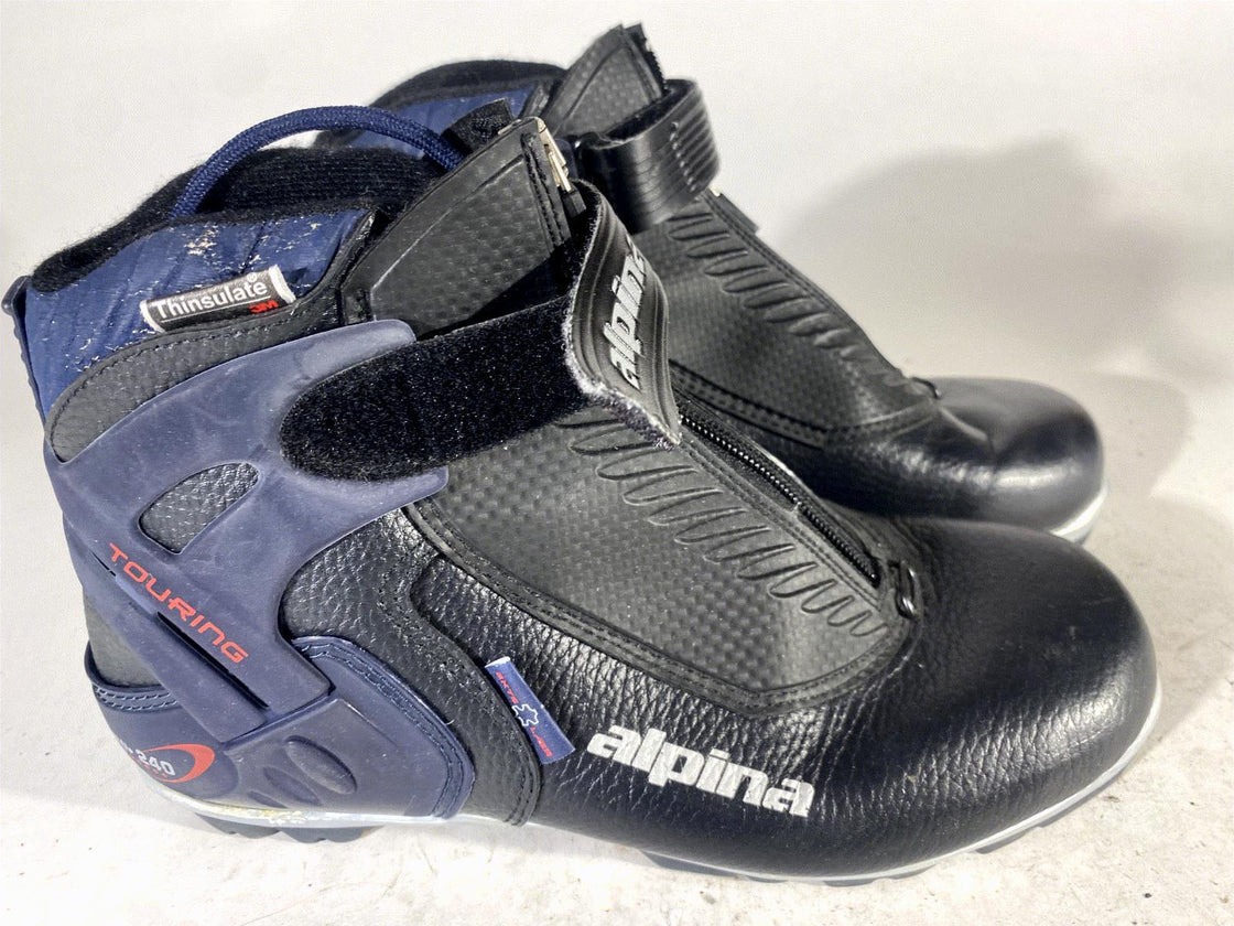 Alpina 240 Nordic Cross Country Ski Boots Size EU40 US7.5 NNN bindings 833