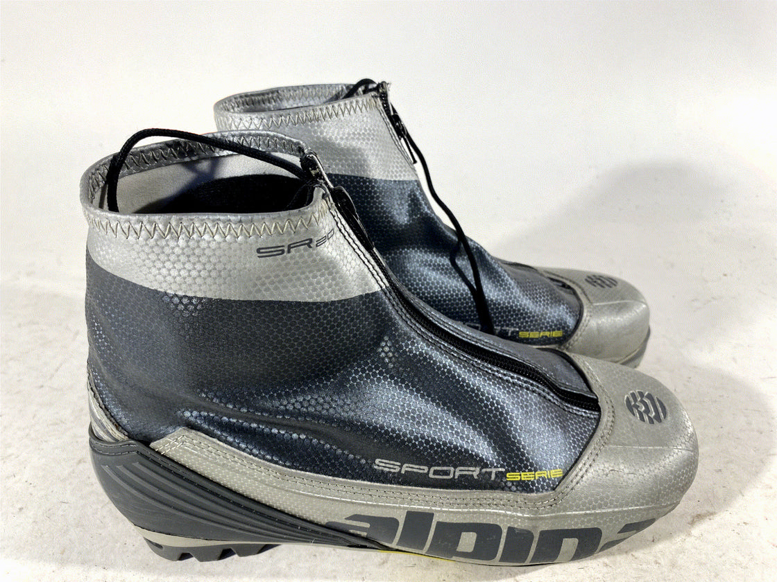 Alpina SR20 Nordic Cross Country Ski Boots Size EU42 US9 NNN bindings 517