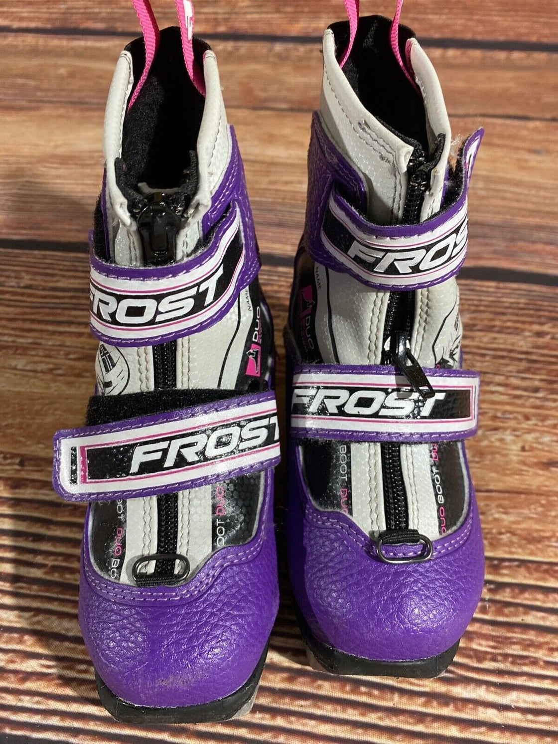 Alpina Frost Nordic Cross Country Ski Boots Kids Size EU34 US3 NNN A-1054