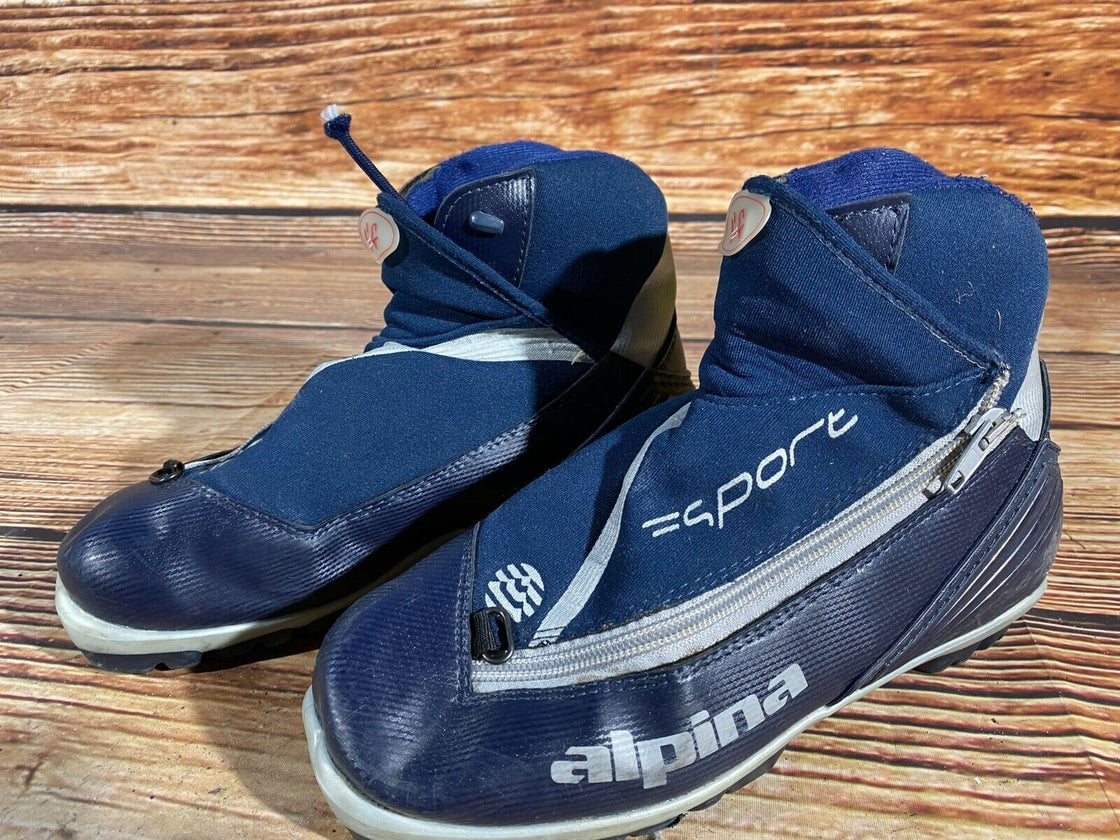 Alpina ST11 Nordic Cross Country Ski Boots Size EU38 US6 for NNN bindings 566
