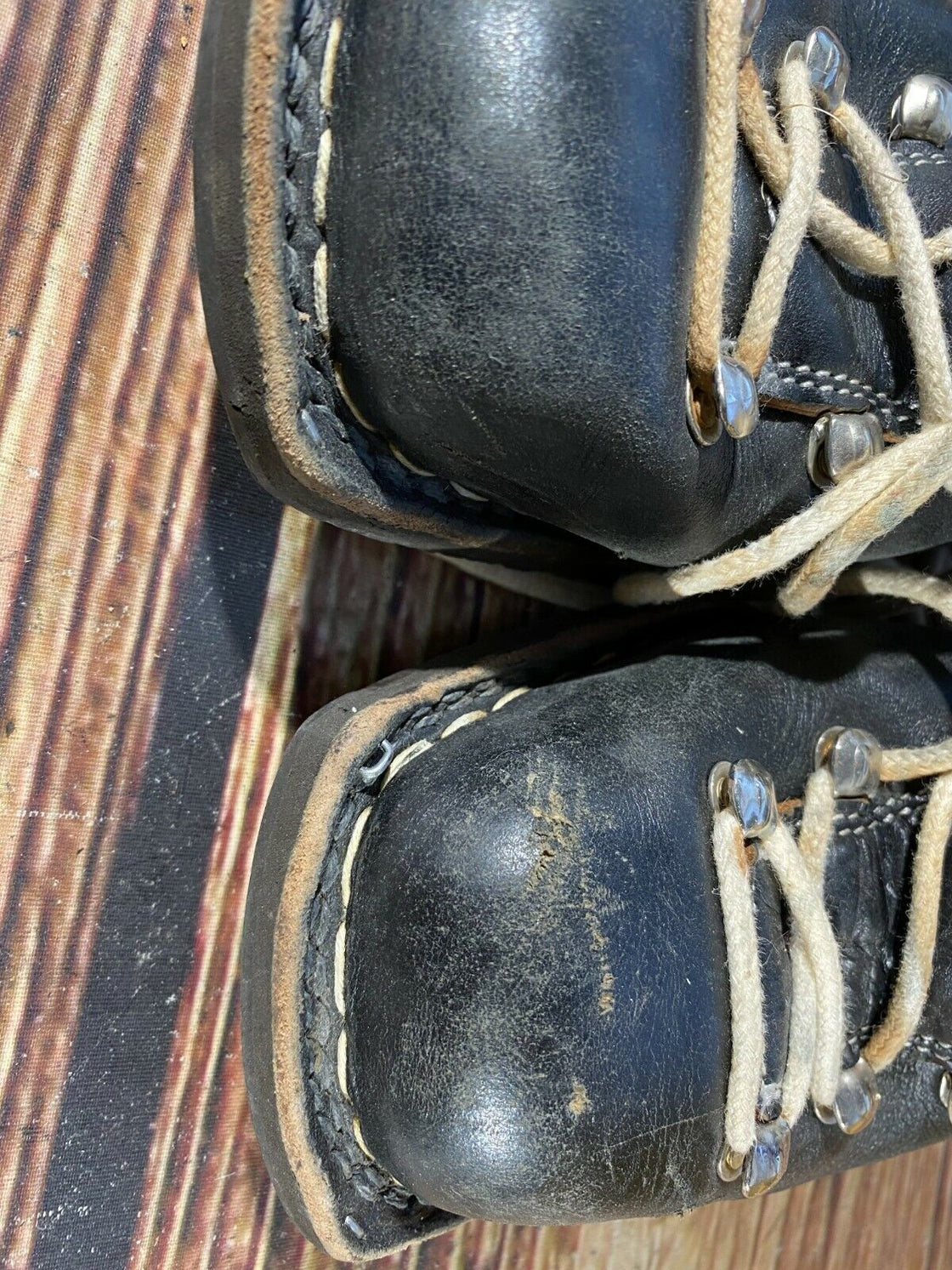 GARMISCH Vintage Cross Country Ski Boots Kandahar, Old Cable Bindings EU38 US6