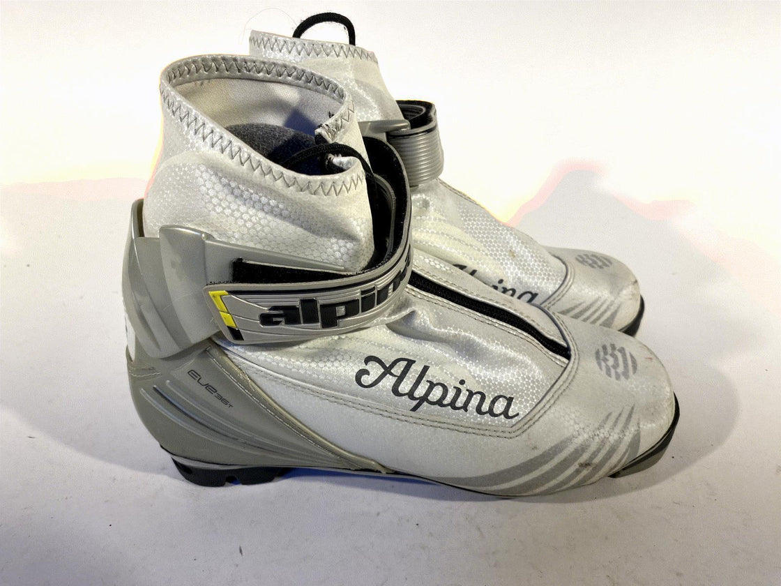 Alpina Eve 35T Nordic Cross Country Ski Boots Size EU38 US6 NNN bindings 32