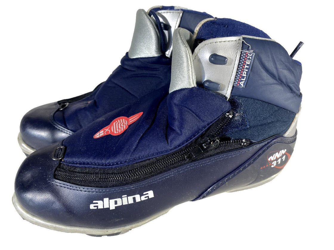 Alpina 311 Nordic Cross Country Ski Boots Size EU39 US7 for NNN 838
