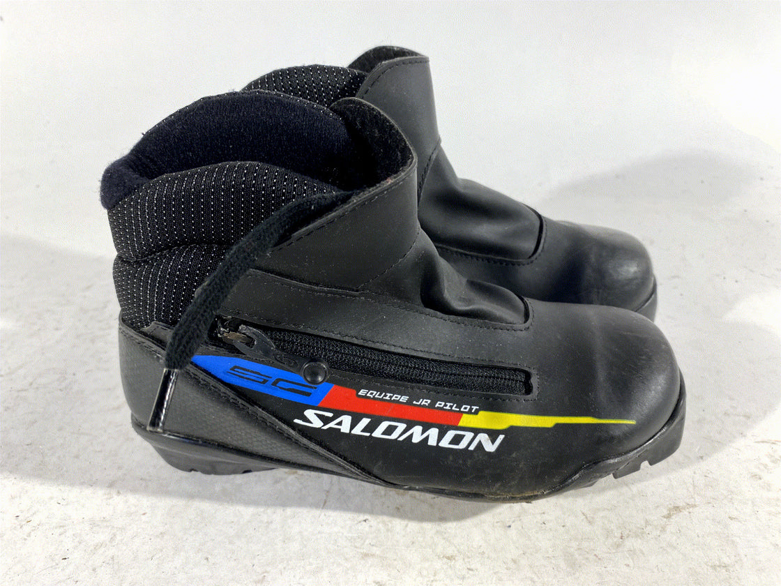 Salomon Equipe Jr Nord Cross Country Ski Boots Size EU35.5 US3.5 SNS Profil 243
