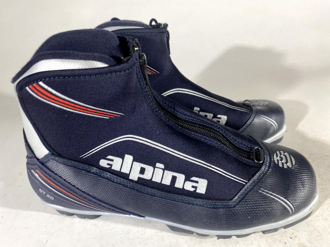 Alpina ST20 Combi Nordic Cross Country Ski Boots Size EU42 US9 NNN 789