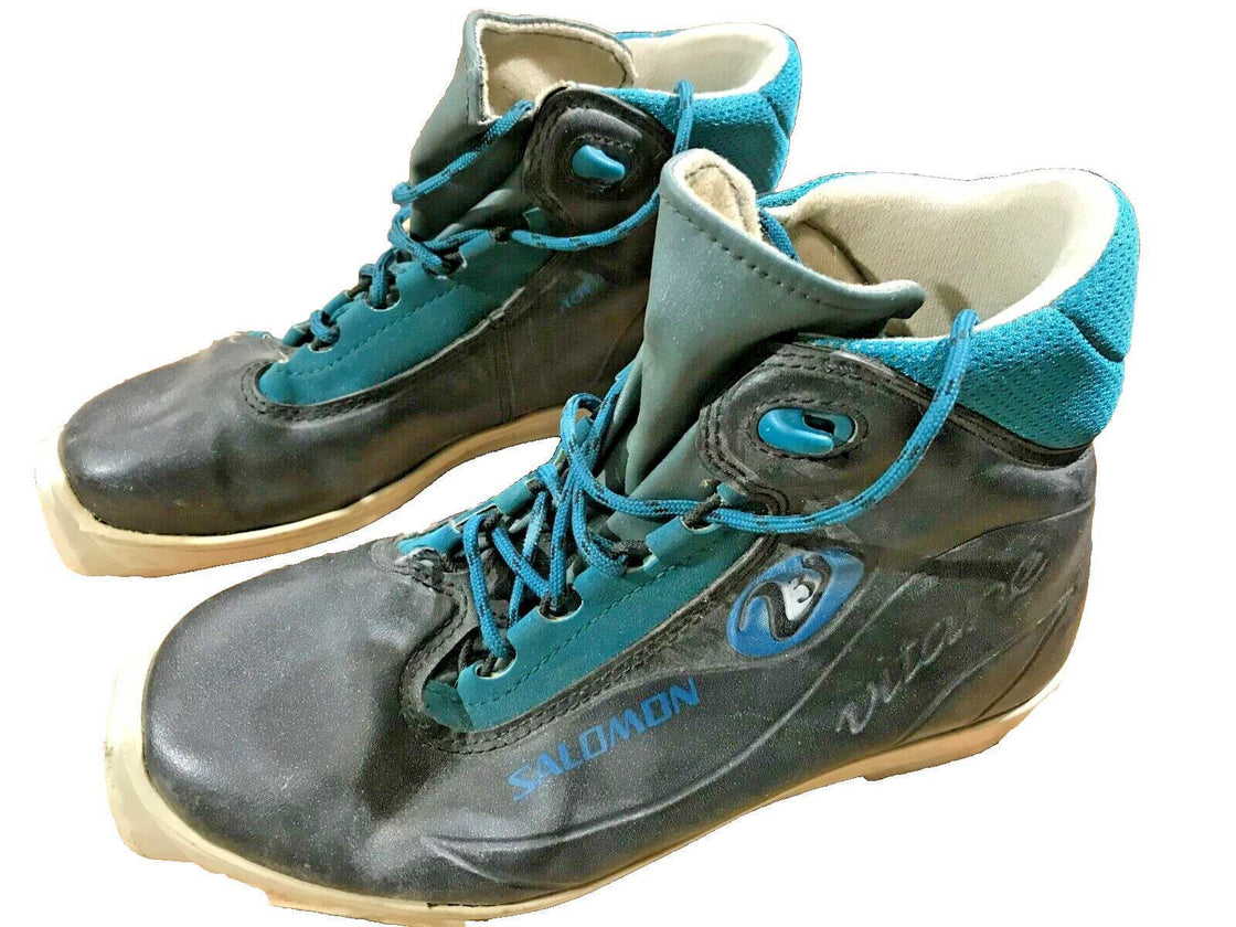 SALOMON Nordic Cross Country Ski Boots Size EU37 US5 SNS Profil