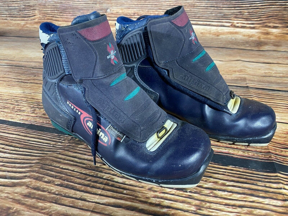 Alpina 148 Cross Country Ski Boots Classic Size EU42 US9 NNN Rottefella