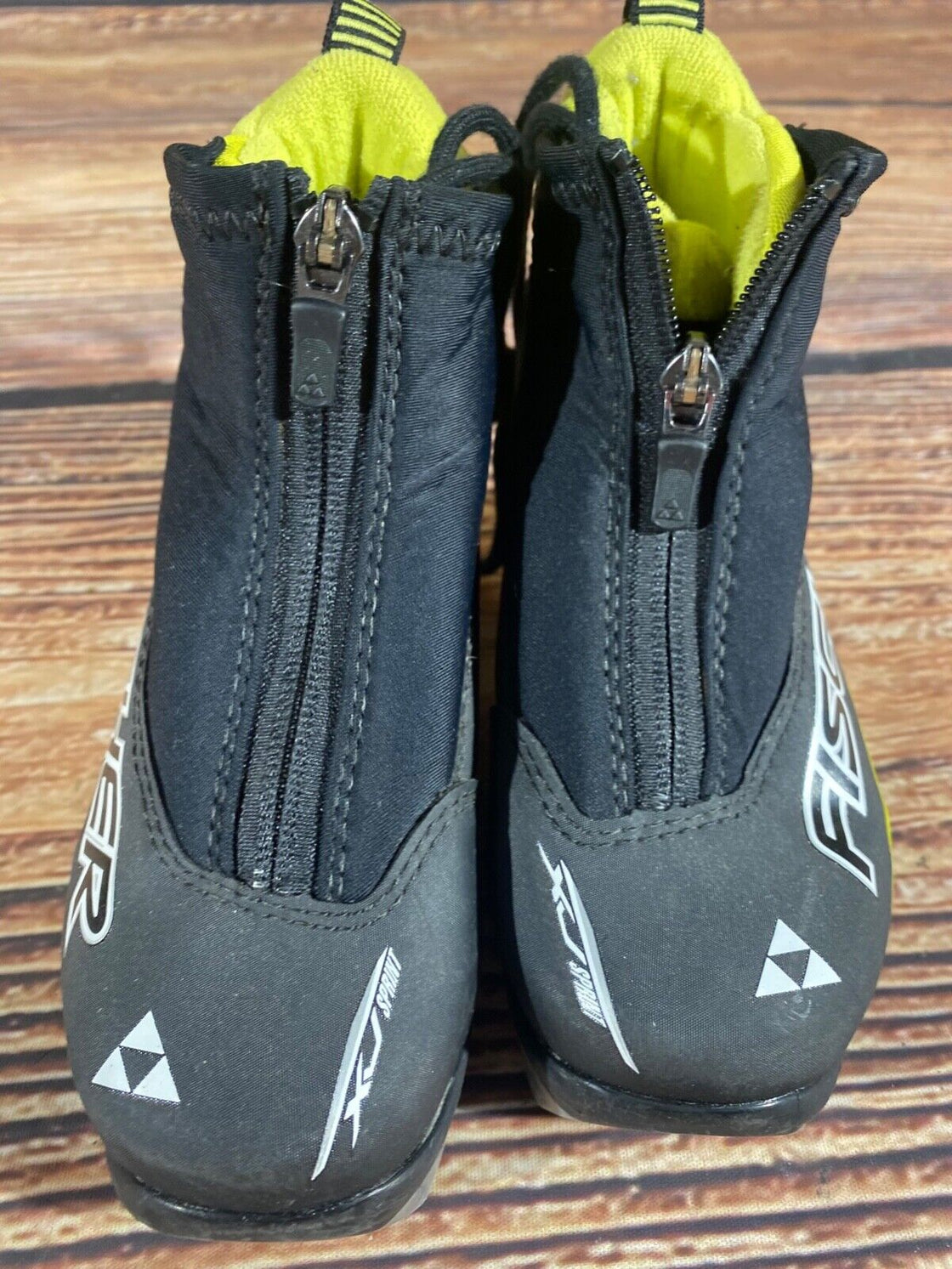 Fischer XJ Sprint Kids Nordic Cross Country Ski Boots Size EU27 US9.5 NNN F-518
