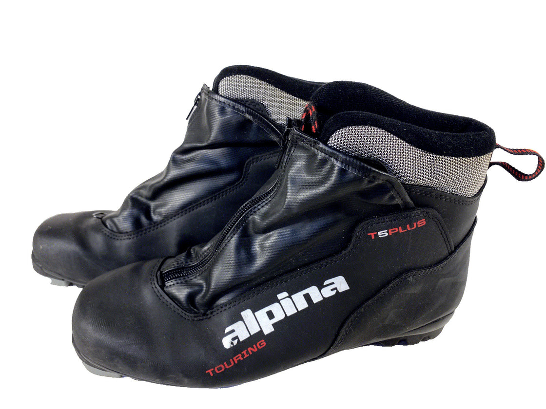 Alpina T5Plus Nordic Cross Country Ski Boots Size EU44 US10.5 for NNN 494