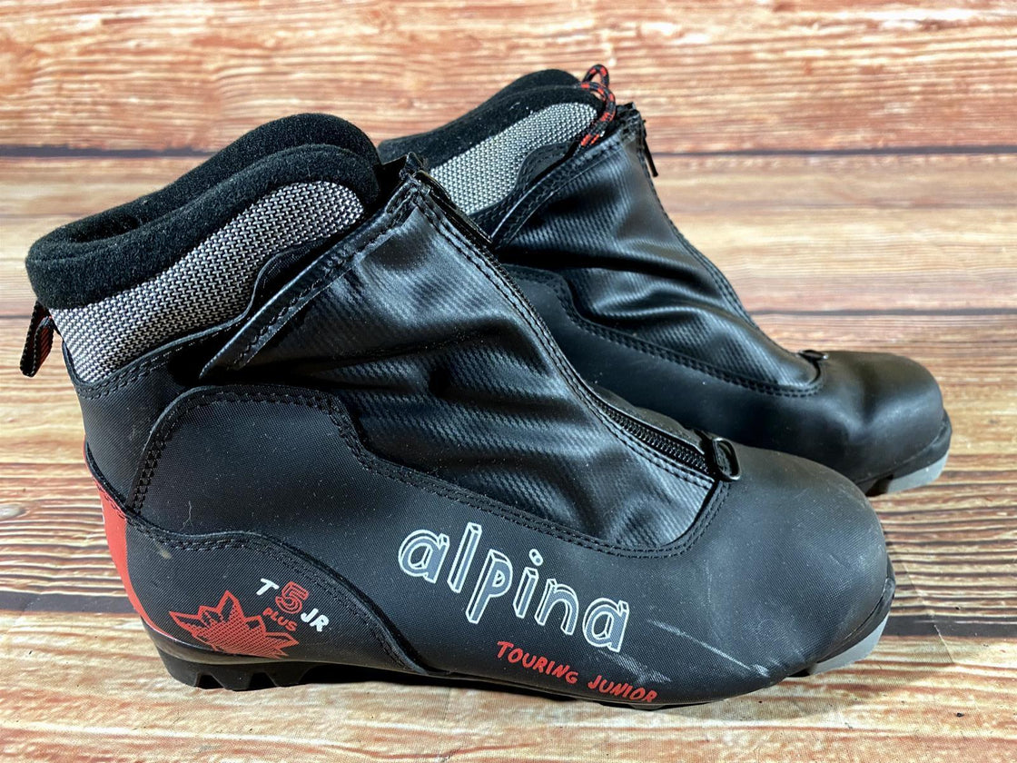 Alpina T5plus Nordic Cross Country Ski Boots Size EU38 US6 for NNN