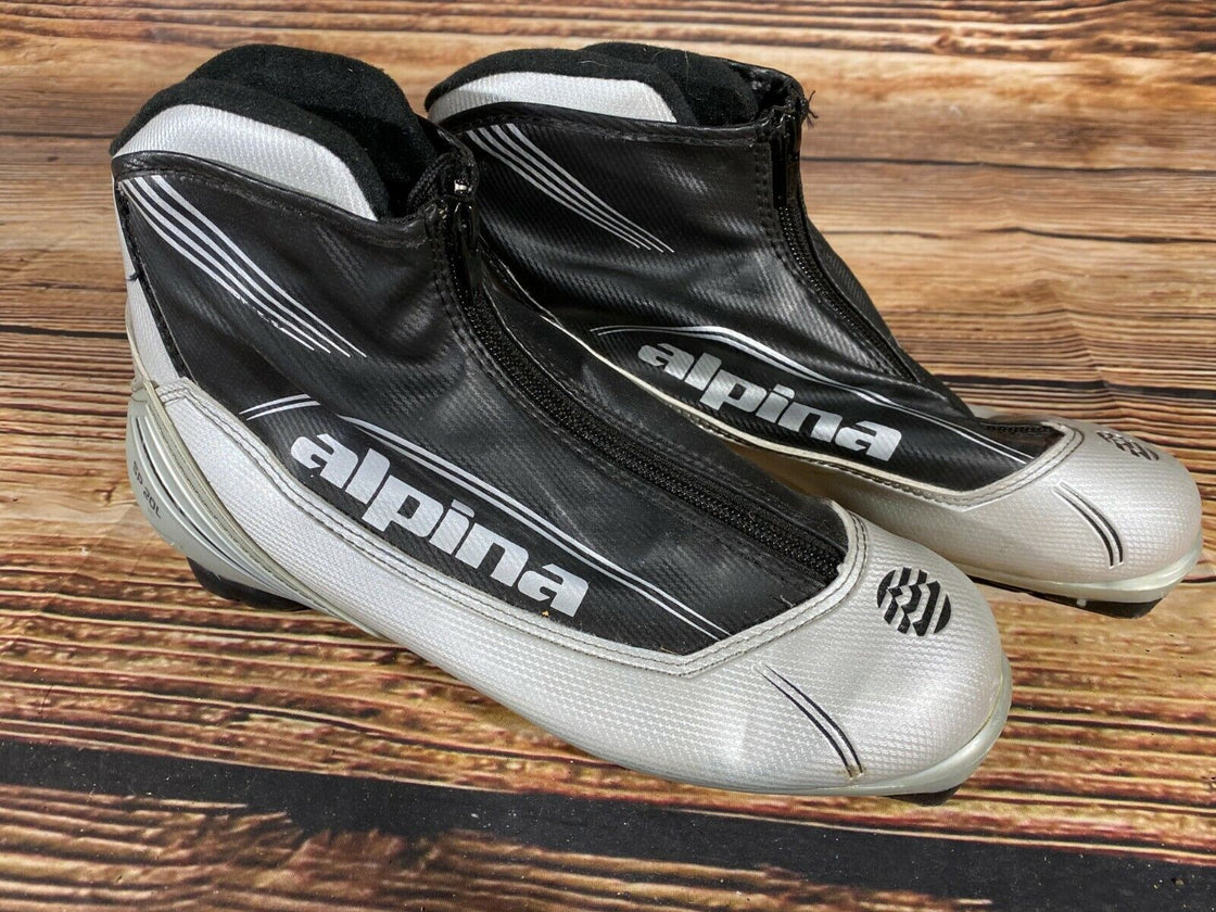Alpina SP20L Cross Country Ski Boots Classic Size EU40 US7.5 NNN Rottefella 606