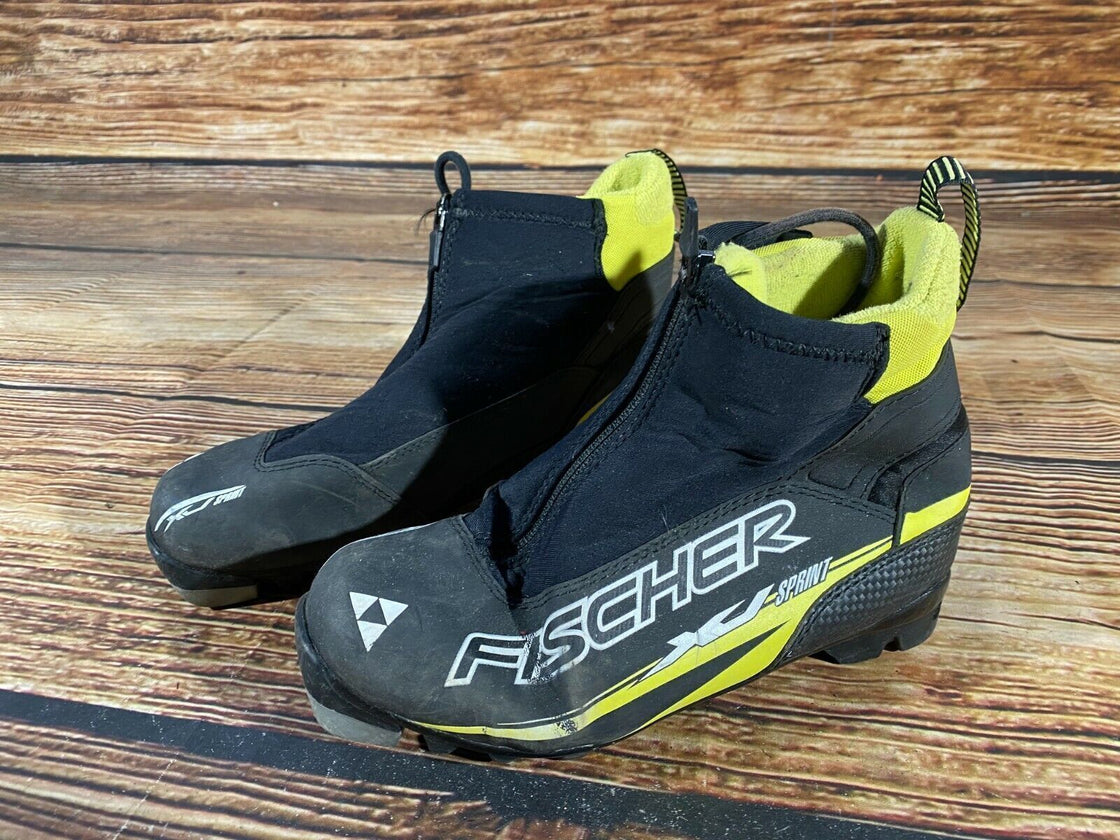 FISCHER XJ Sprint Cross Country Ski Boots Size EU37 US5 NNN bindings