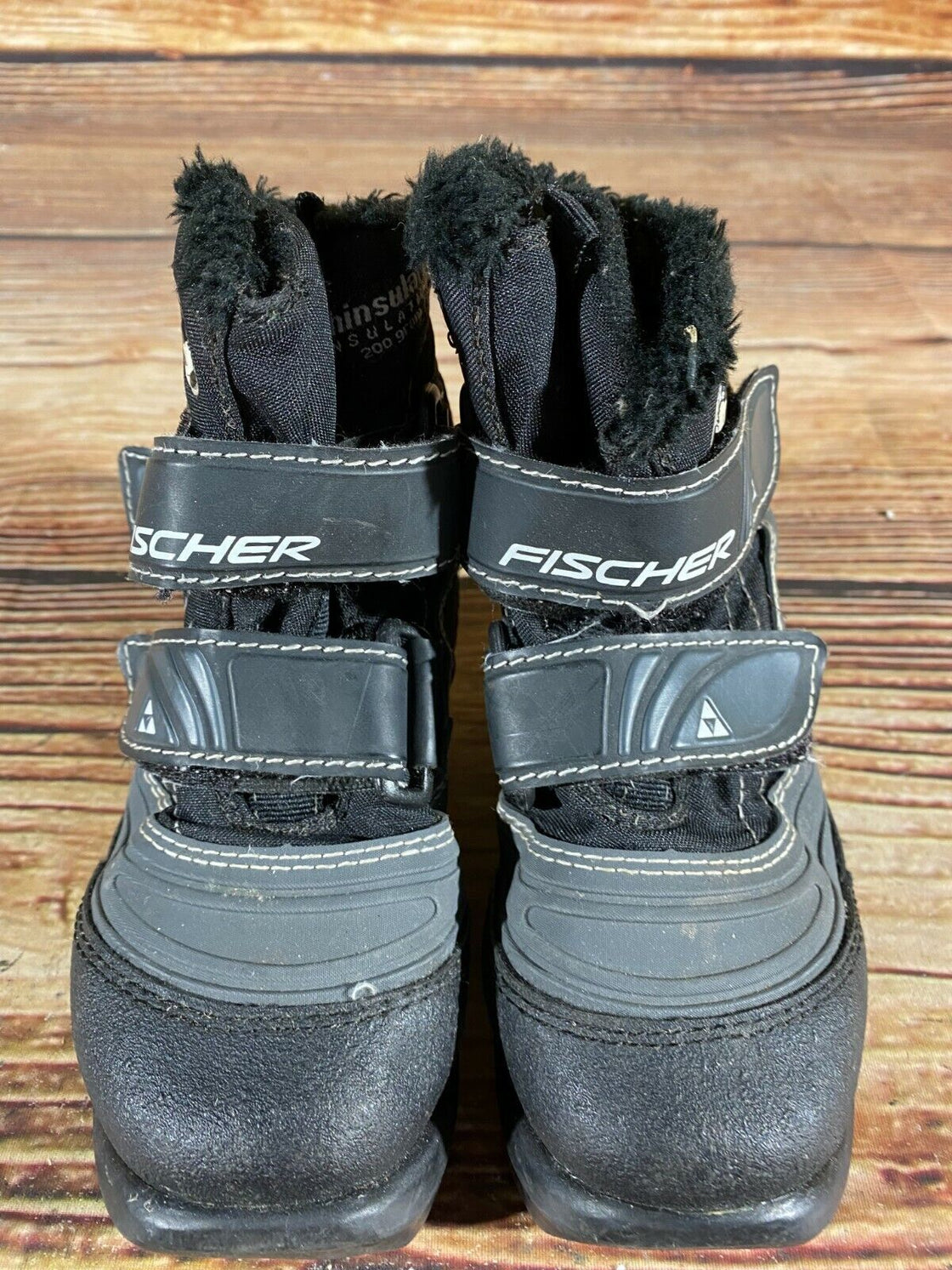 Fischer Snow Star Kids Nordic Cross Country Ski Boots Size EU27 US9.5 NNN F-156