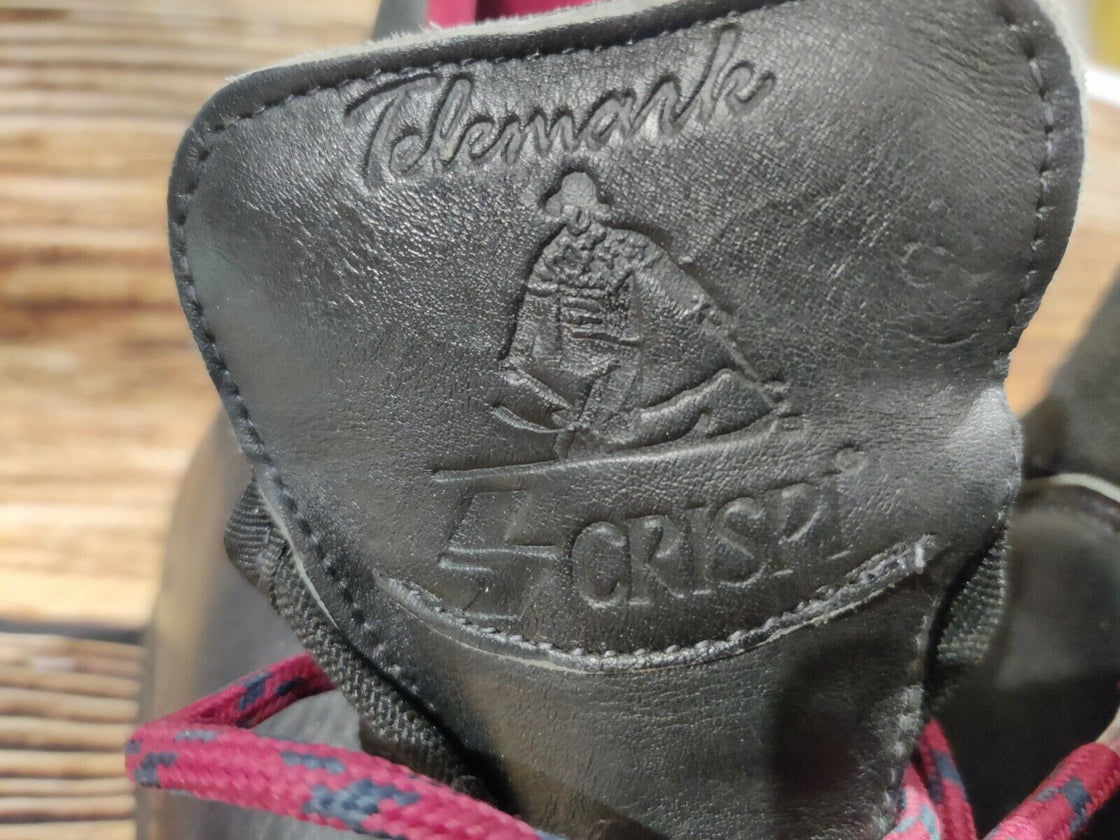 Crispi Mountain Telemark Nordic Backcountry Ski Boots Size EU39 US7 NN 75mm