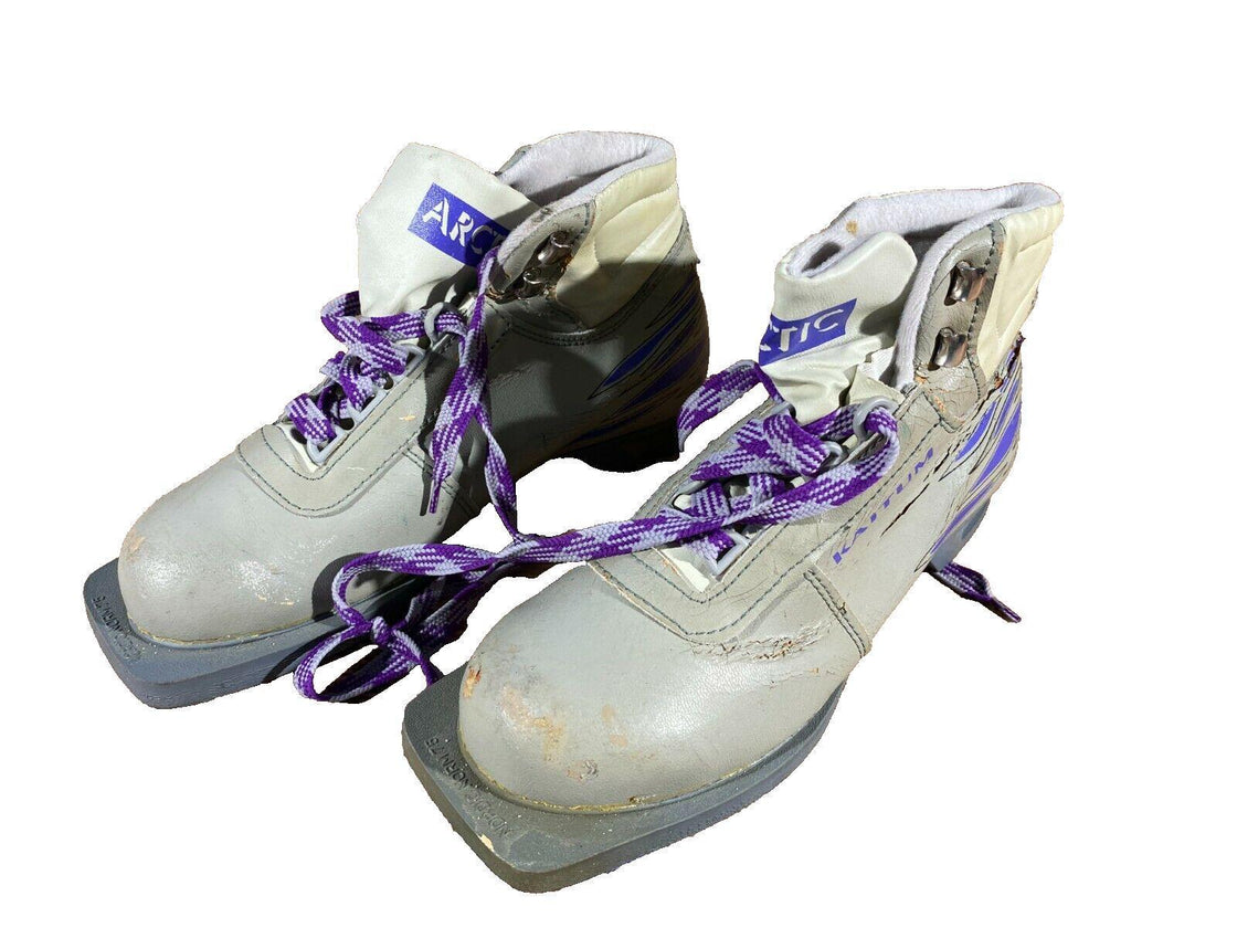 KAITUM Vintage Nordic Cross Country Ski Boots EU38, US5.5 for NN 75mm 3pin
