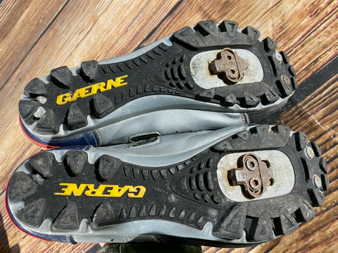 GAERNE Cycling Shoes Vintage MTB Mountain Biking Boots Size EU42 US9 SPD Cleats
