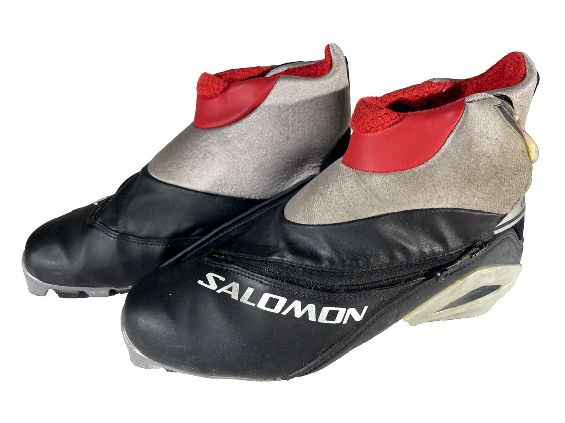 SALOMON Classic Nordic Cross Country Ski Boots Size EU43 1/3 US9.5 SNS Pilot