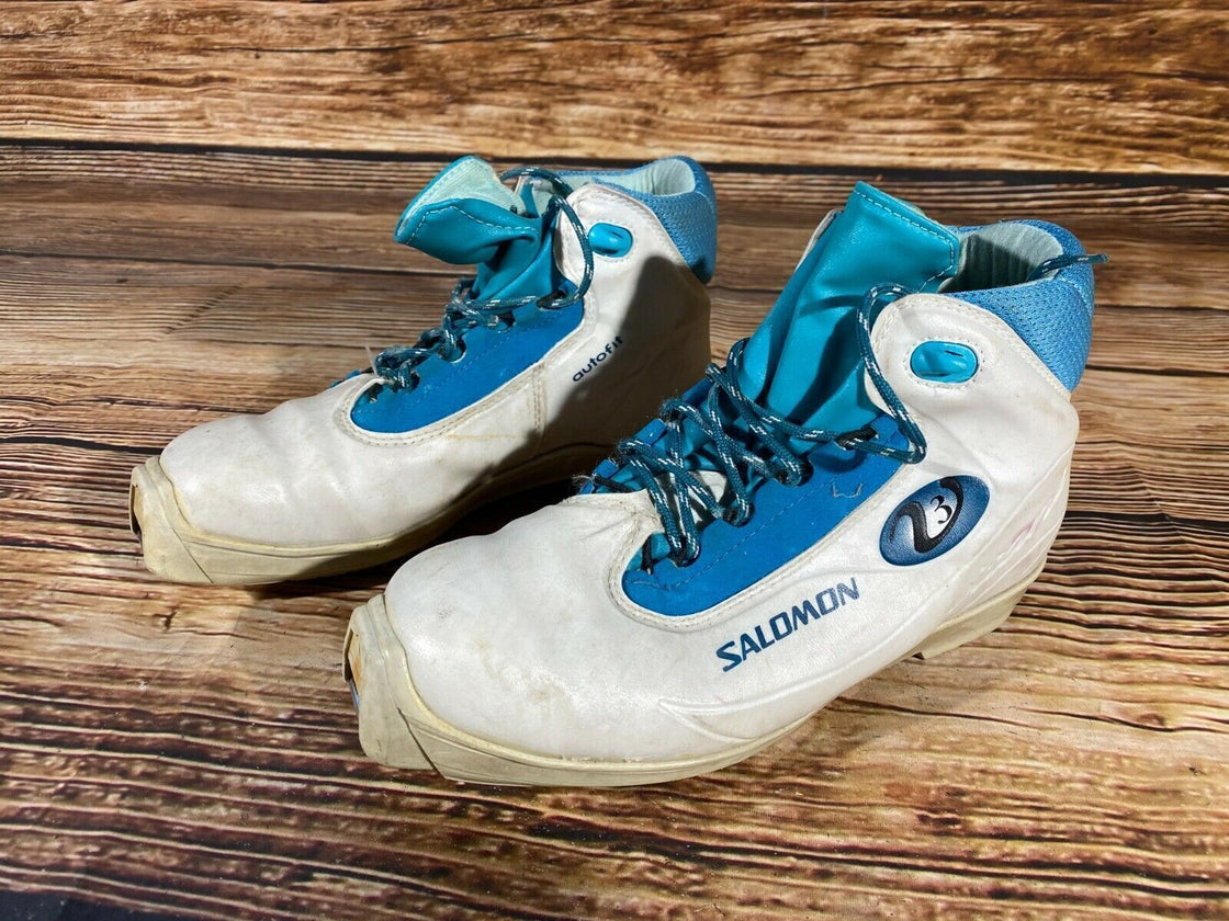 SALOMON Vitane 3 Nordic Cross Country Ski Boots Size EU38 US6 SNS profil