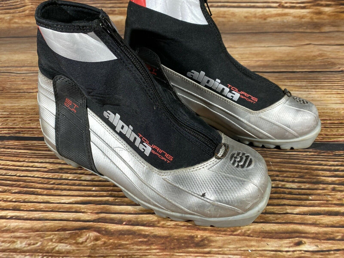 Alpina ST10 JR Nordic Cross Country Ski Boots Size EU38 US6 NNN