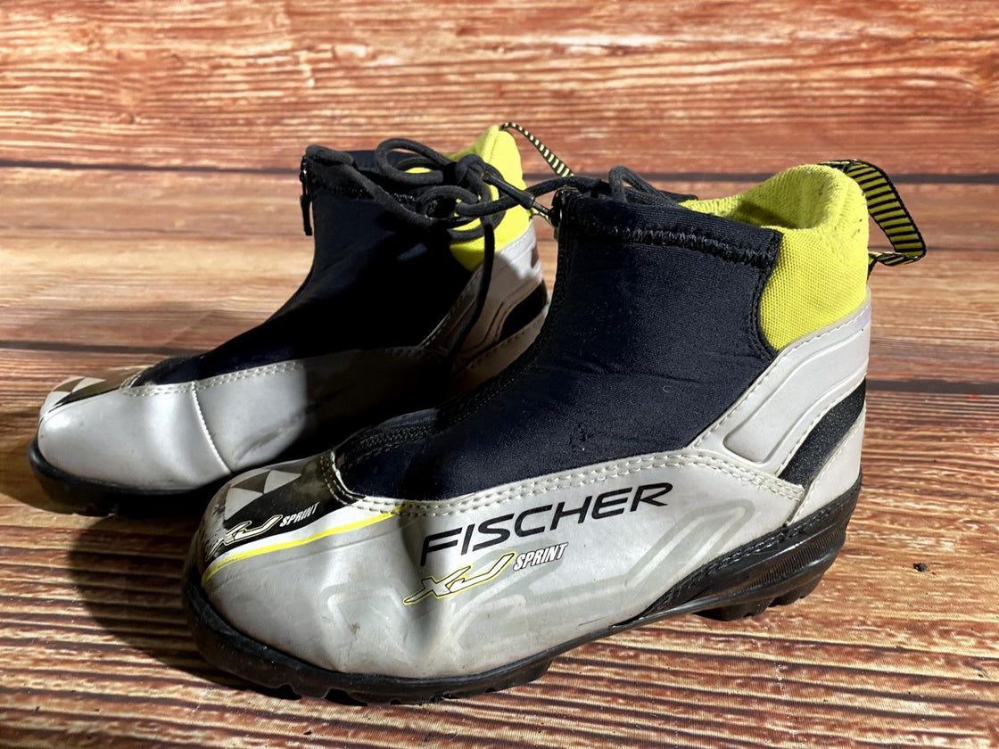 Fischer XJ Sprint Nordic Cross Country Ski Boots Size EU37 US5.5 NNN