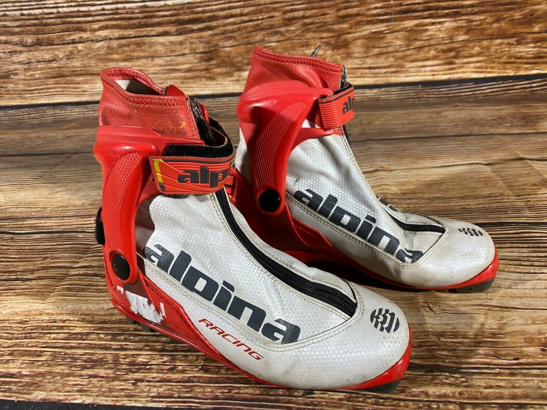 Alpina RJ Racing Nordic Cross Country Ski Boots Size EU37 US5 NNN bindings