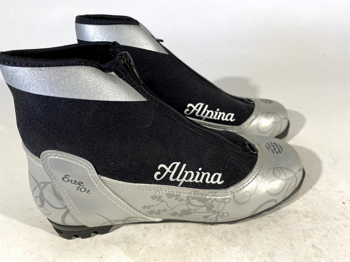 Alpina Eve 10T Touring Nordic Cross Country Ski Boots Size EU39 US7 NNN