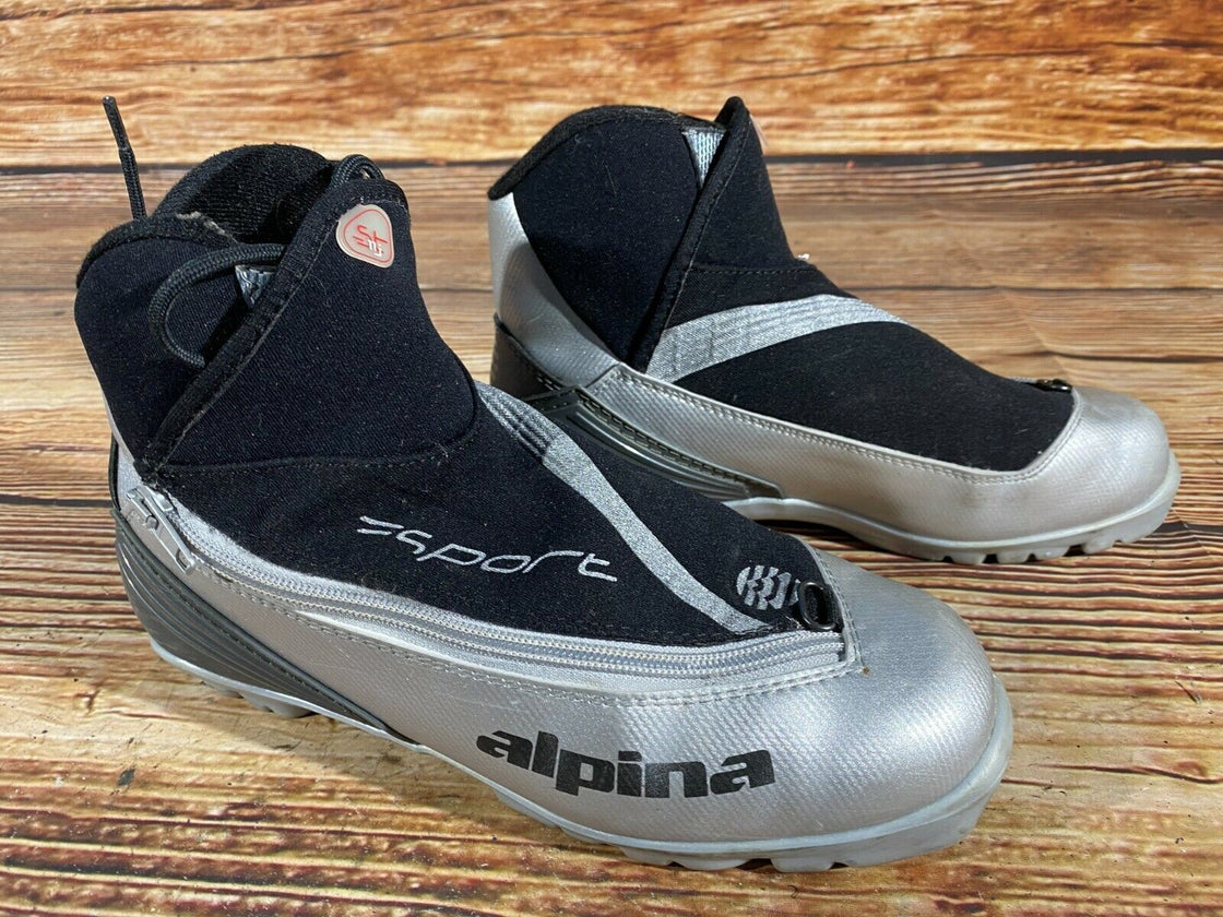 Alpina ST11 JR Nordic Cross Country Ski Boots Size EU40 US7.5 for NNN bindings