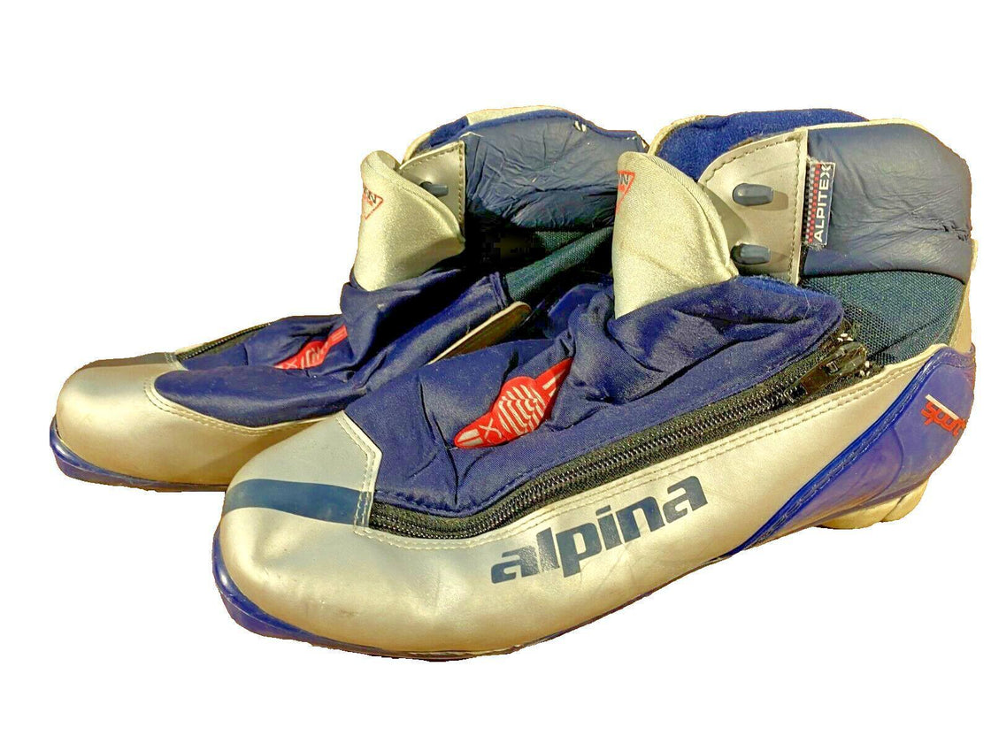 Alpina 314 Racing Nordic Cross Country Ski Boots Size EU44 US10.5 for NNN 830