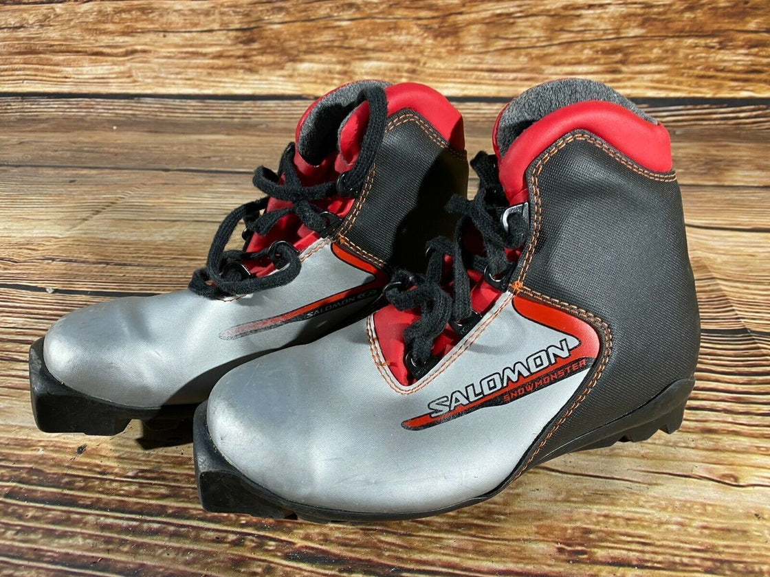 SALOMON Snowmonster Kids Cross Country Ski Boots Size EU35.5 US3.5 SNS profile