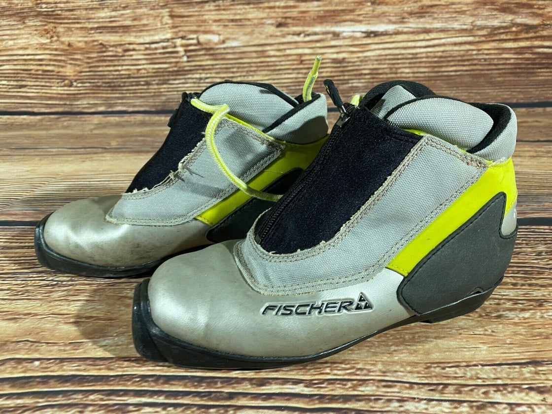 Fischer Kids Nordic Cross Country Ski Boots Size EU36 US4.5 NNN F-387