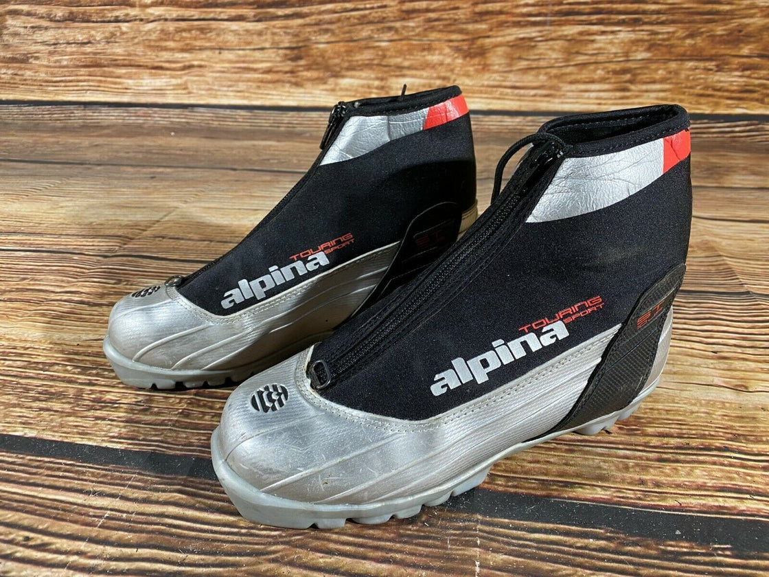 Alpina ST10JR Nordic Cross Country Ski Boots Size EU36 US4.5 NNN bindings