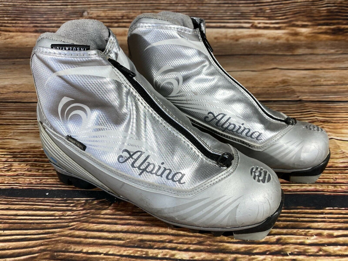 Alpina EVE 28G Nordic Cross Country Ski Boots Size EU37 US5.5 for NNN bindings