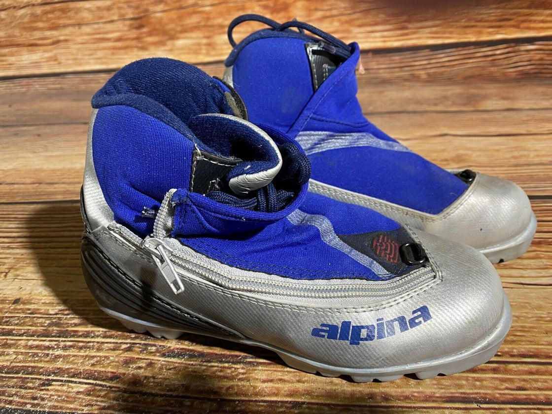 Alpina ST11j Nordic Cross Country Ski Boots Size EU35 US3.5 for NNN 819