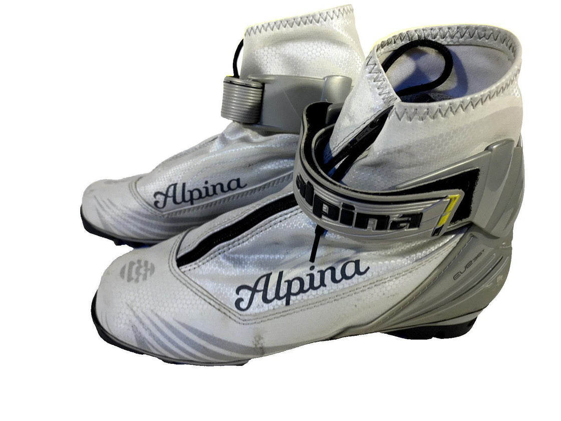 Alpina Eve 35T Nordic Cross Country Ski Boots Size EU38 US6 NNN bindings 32
