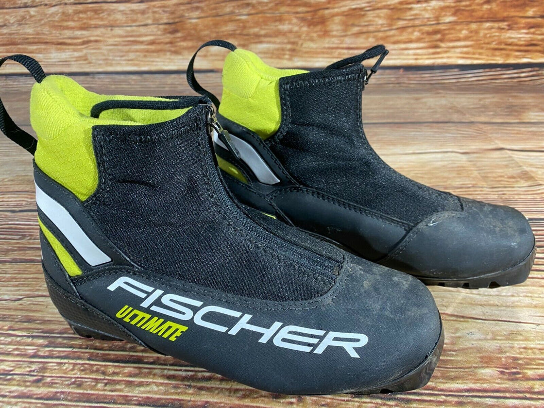 Fischer Ultimate Nordic Cross Country Ski Boots Size EU37 US5 NNN