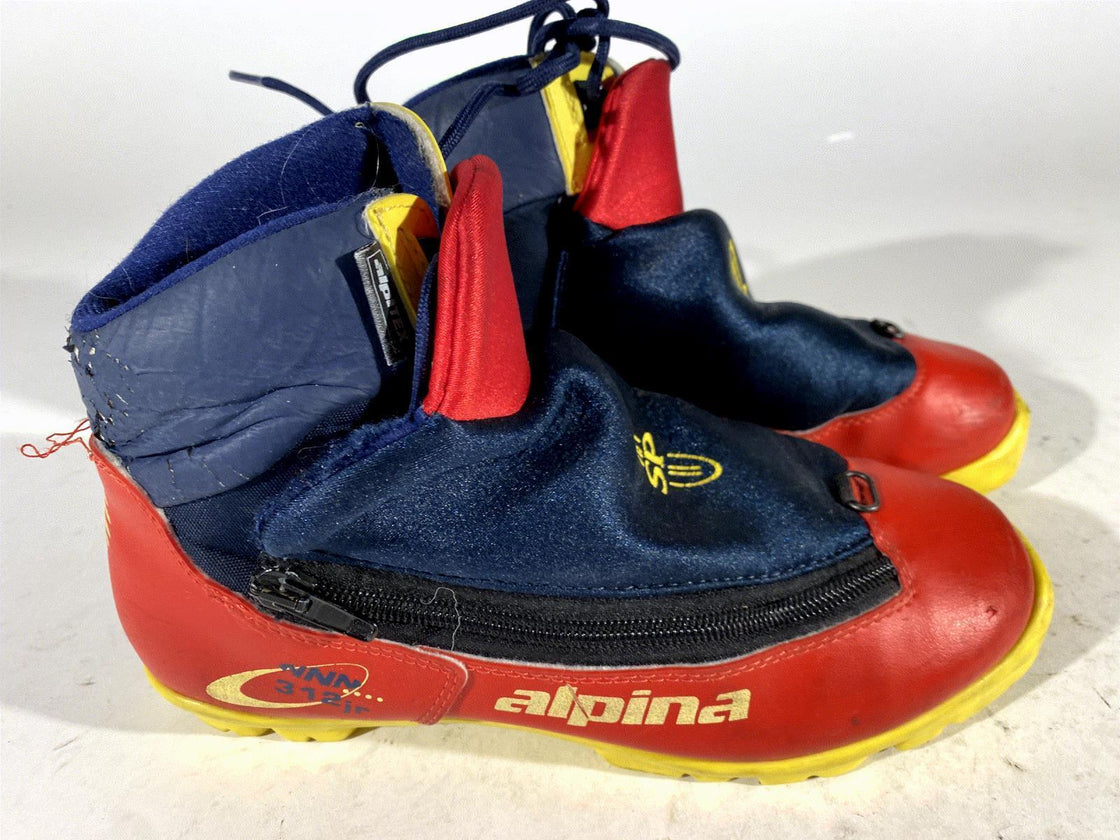 Alpina 312JR Nordic Cross Country Ski Boots Size EU37 US5.5 for NNN
