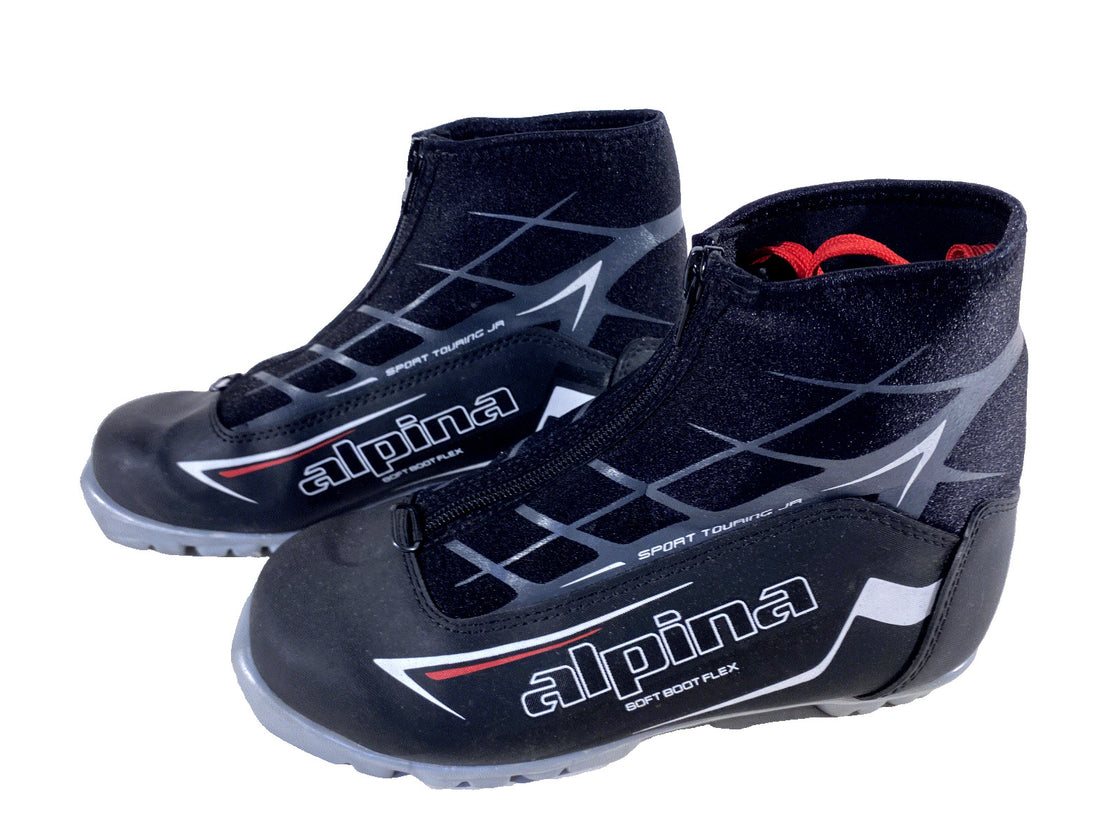 Alpina Sport JR Nordic Cross Country Classic Ski Boots Size EU36 US4.5 NNN 284